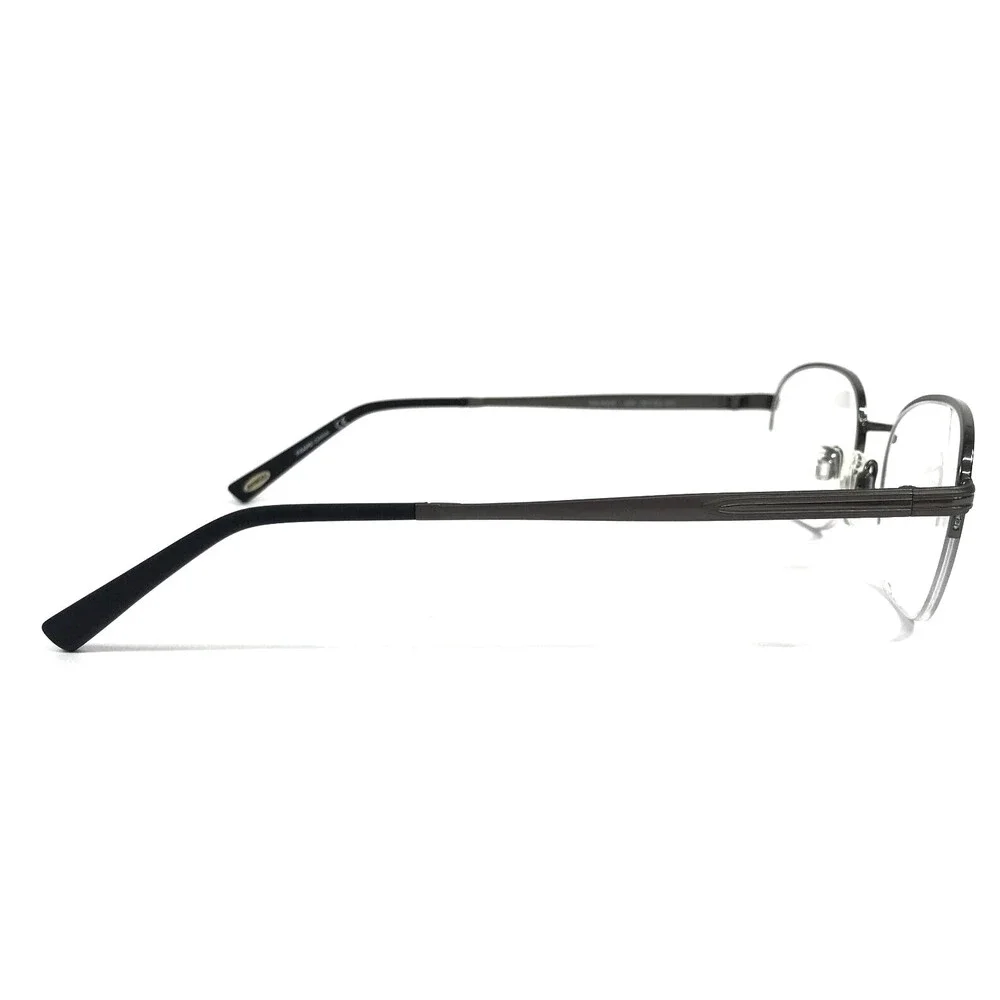 Autoflex Eyeglasses Frames SIR DUKE 033 Gunmetal Gray Round Half Rim 53-19-140